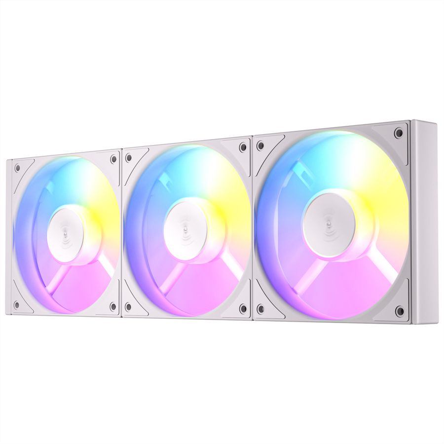 ANTEC C120 ARGB Fan PC Case Fan 120mm 3-In-1-Pack, white
