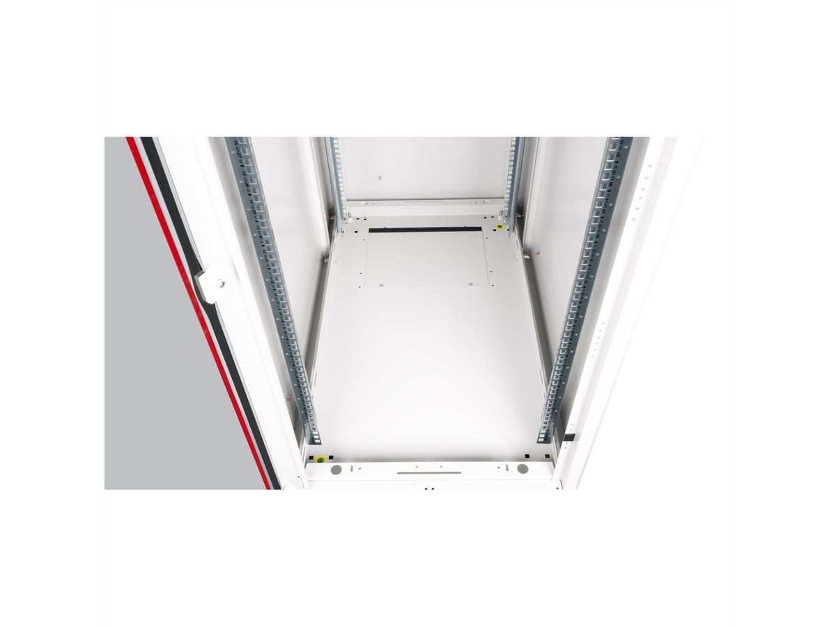ROLINE 19-inch netwerkkast Basic 42 U, 600x1000 BxD Glazen deur grijs