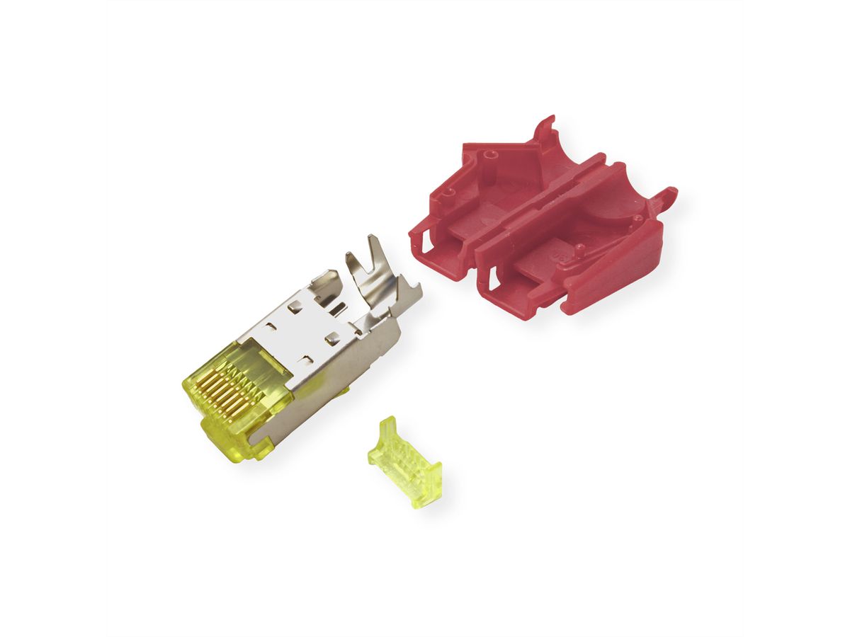 HiRose TM31 Stecker geschirmt, Tülle rot, 50 Stück