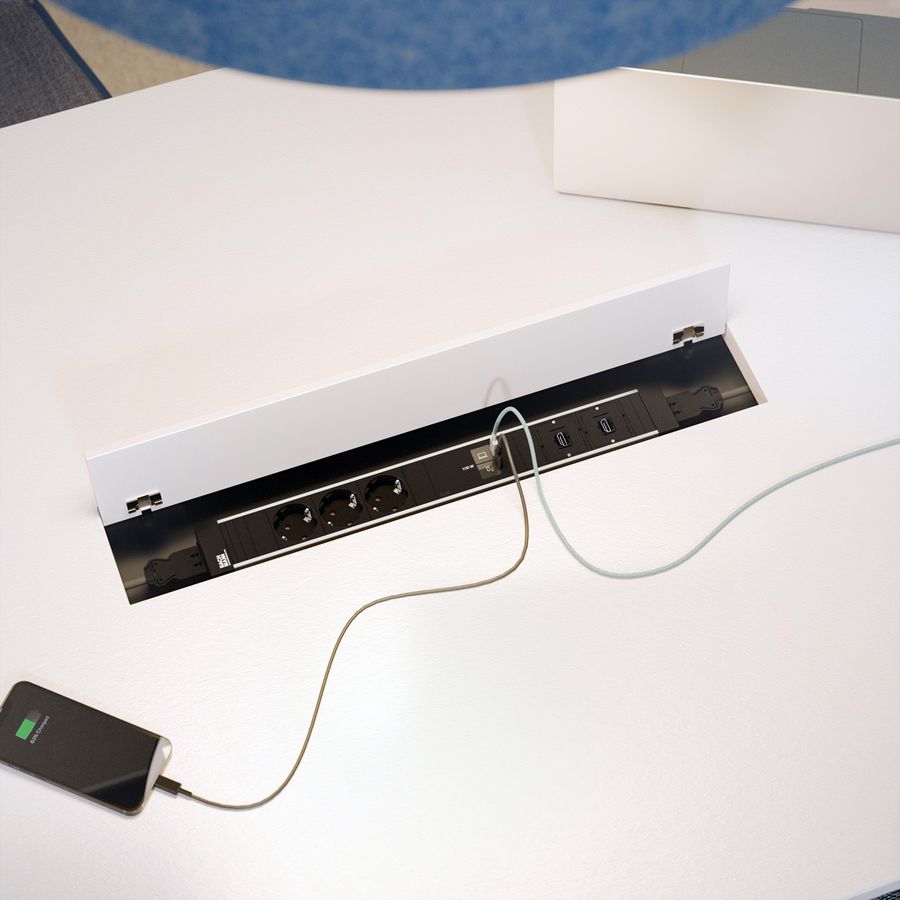 BACHMANN CONFERENCEF XL 3xCEE7/3, 2xCM 1xUSB C/C 100W