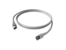 EasyLan FlexBoot Patchkabel Kat.6A, S/FTP, grijs, 2 m