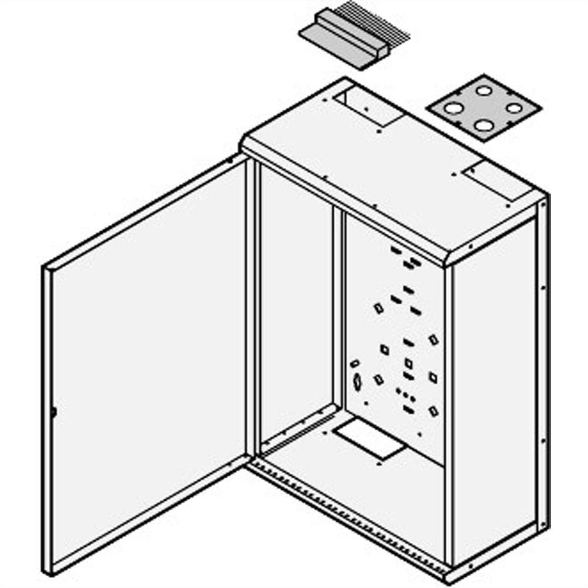 SCHROFF LAN Case Brush Strip for Modular Case System