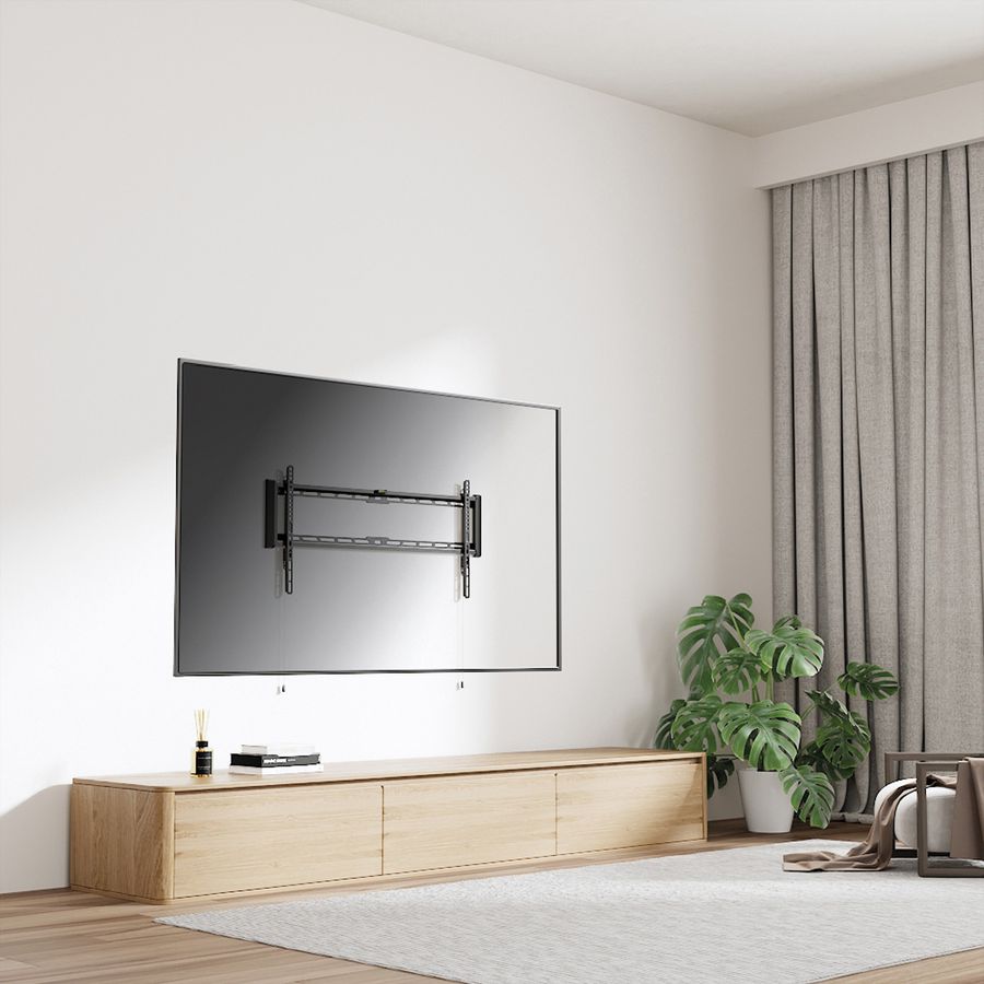 VALUE TV muurbeugel, 27 mm afstand tot de muur , vast, <228,6cm/90", <75kg