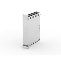 SCHROFF Insteekeenheid met frame PRO-Set, niet-afgeschermd, geperforeerd, meerdere aansluitingen, 6 HE, 10 HE, 167 mm