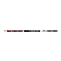 BACHMANN IT PDU ALU 1U 36x C13 6x miniature circuit breakers CEE 3x32A red