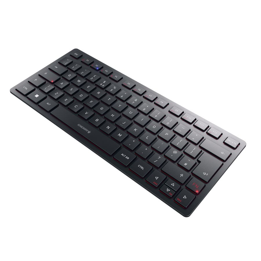 CHERRY KW 9200 MINI toetsenbord USB + RF Wireless + Bluetooth QWERTY Engels Zwart