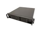 VALUE 19" Industrial Rack-Mount Server Chassis, 2UH, short, black