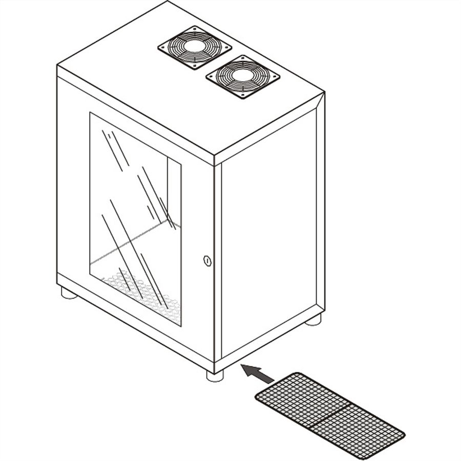 SCHROFF Epcase Luchtfiltermatten voor 10'' koffer (x3)