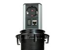 BACHMANN ELEVATOR 1xCEE7/3 1xHDMI 1xCAT6A 90° 0.5m GST18