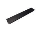 19" Blank Panel, 2U, Metal, black