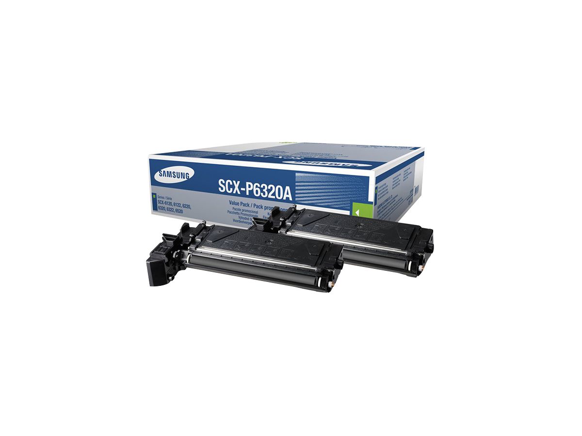 Samsung SCX-P6320A 2-pack zwarte tonercartridges