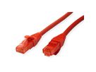 ROLINE UTP Cable Cat.6 Component Level, LSOH, red, 0.3 m