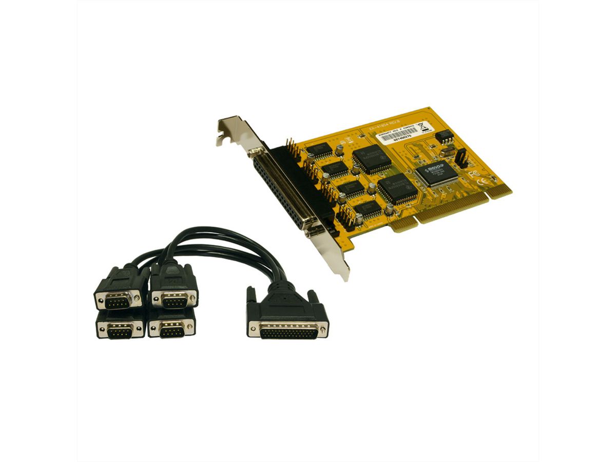 EXSYS EX-41054 PCI kaart 4x serieel RS-232