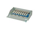 ROLINE Cat.5e (Class D) Wall Mount Patch Panel, 8 Ports, STP, grey