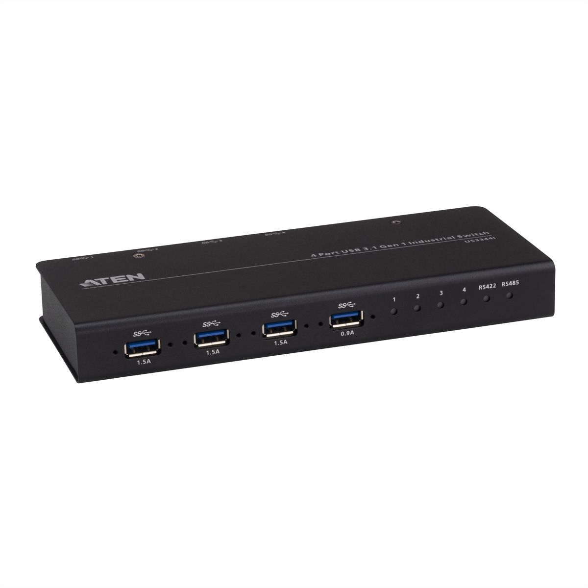 ATEN US3344i industriële hub switch 4x4 USB 3.1 Gen 1