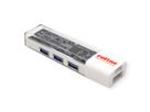 ROLINE Mobile USB 3.2 Gen 1 Hub, 4-poorts, Type A+C verbindingskabel