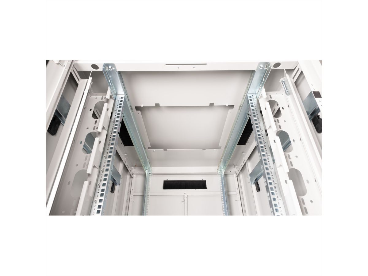 ROLINE 19-inch netwerkkast Pro 42 U, 800x1000 BxD Glazen deur grijs