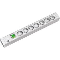BACHMANN 19" 1.5U 7xCEE7/3 1xswitch power 2.0m CEE7/7