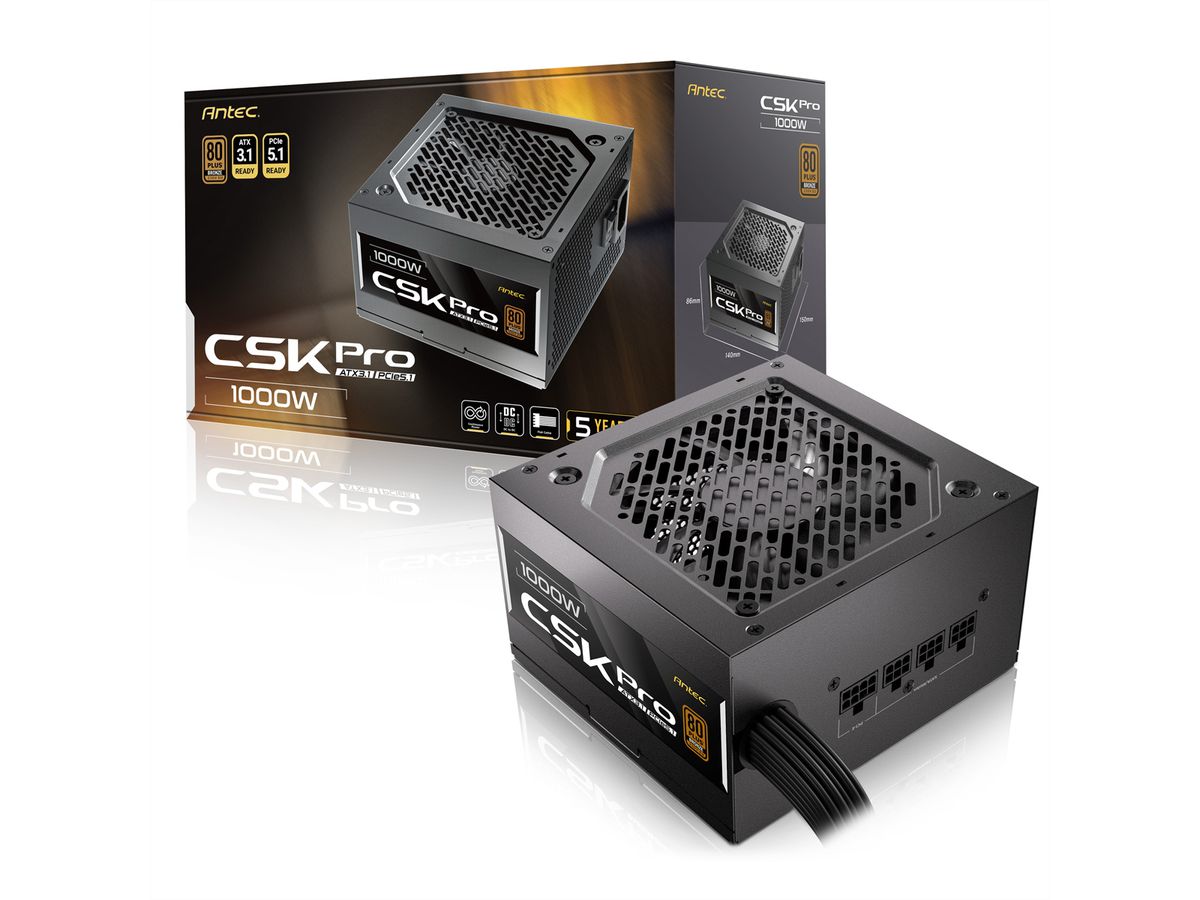 ANTEC CSK1000 PRO ATX3.1 Power Supply Unit 1000W