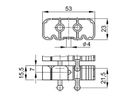 BACHMANN Classic kabelslang zwart RAL9005