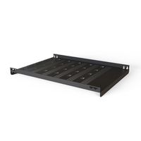 SCHROFF Varistar 19'' Shelf, Stationary, 75 kg, RAL 7021, 600W 1000D