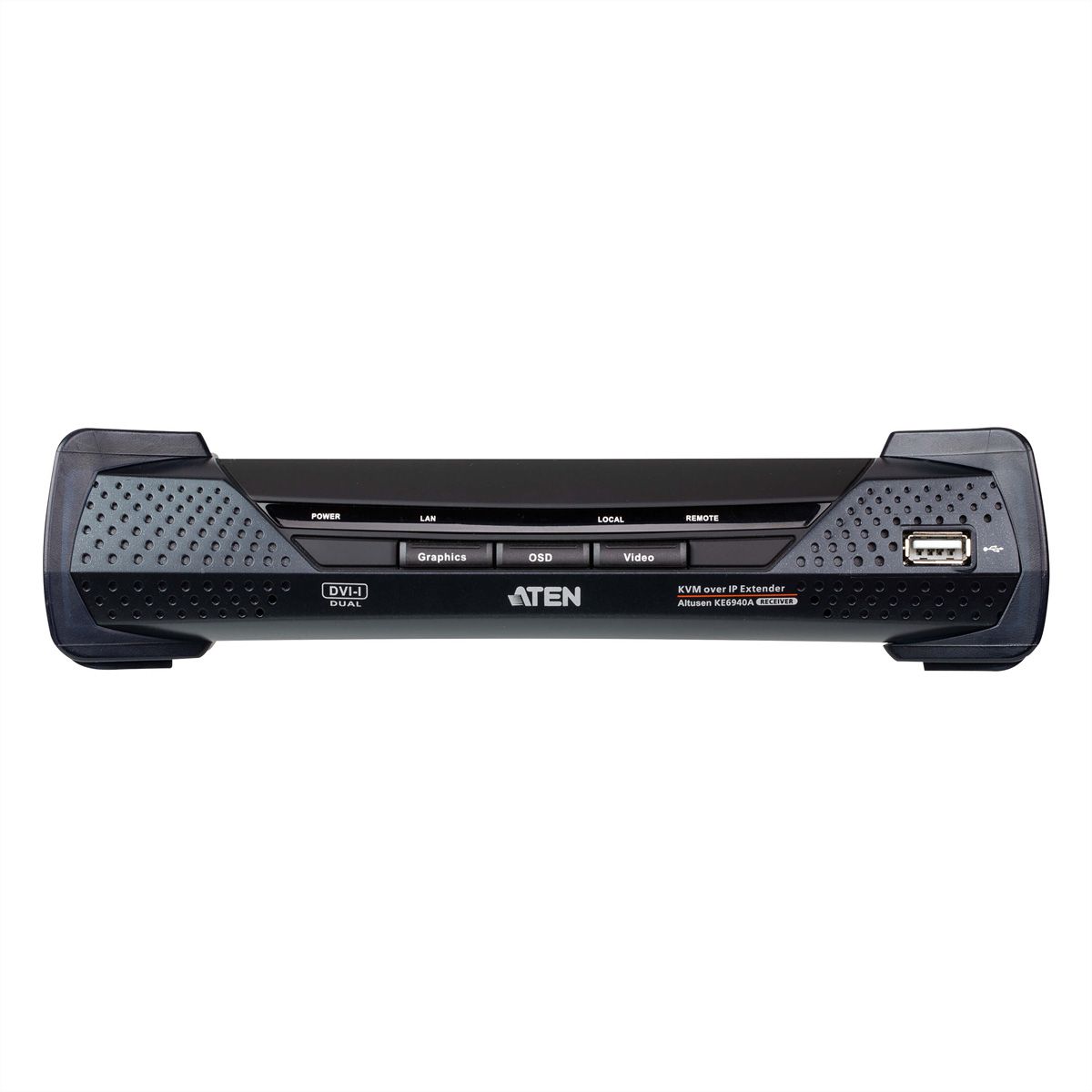 ATEN KE6940AR DVI KVM Over IP Extender Ontvanger (Alleen ontvanger)