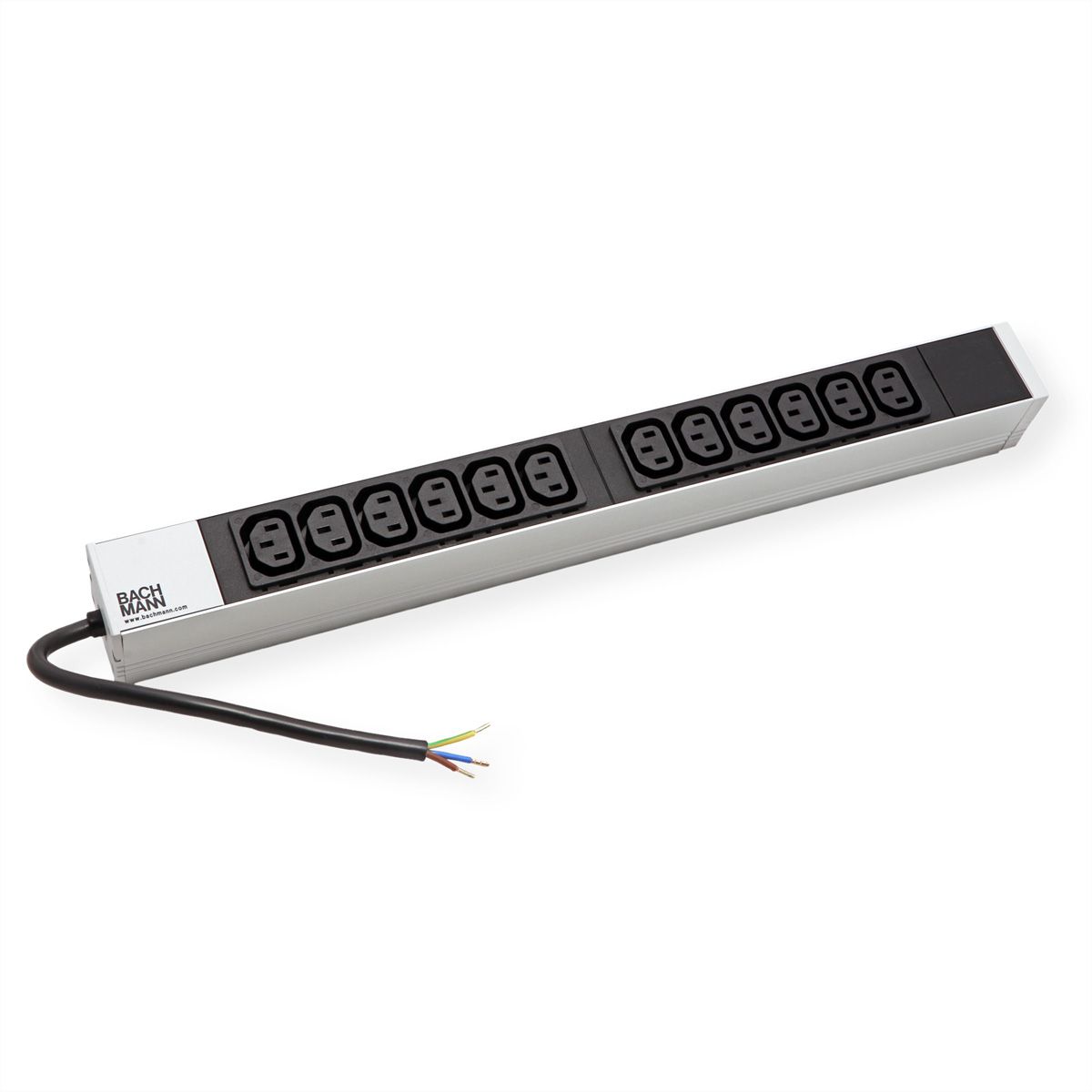 BACHMANN 19" 1HE 12x C13 1x aansluitblok