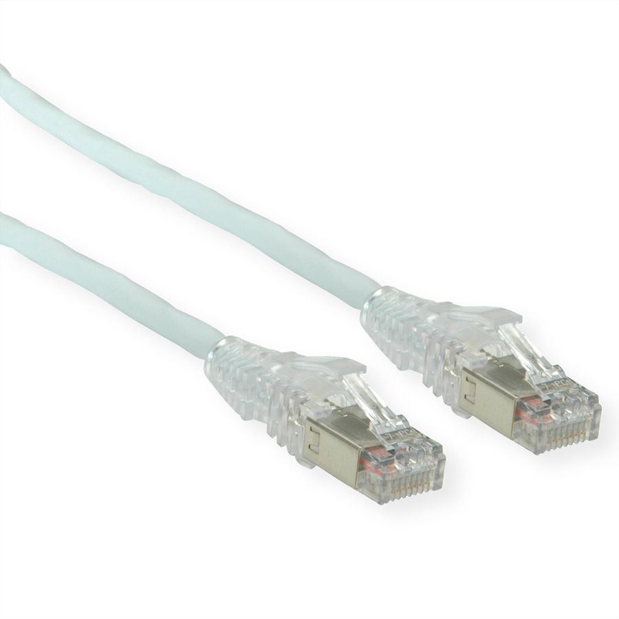 DÄTWYLER Patchkabel Cat.5e (Class D) S/UTP, CU 5502 flex PVC, AMP v2, gekreuzt, grau, 10 m