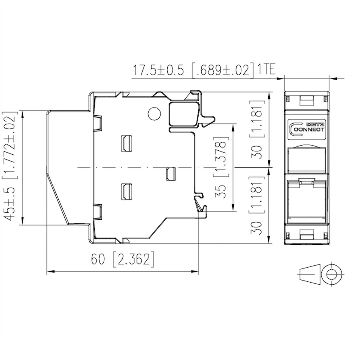 METZ CONNECT REGplus IP20 C6Amodule 270°M