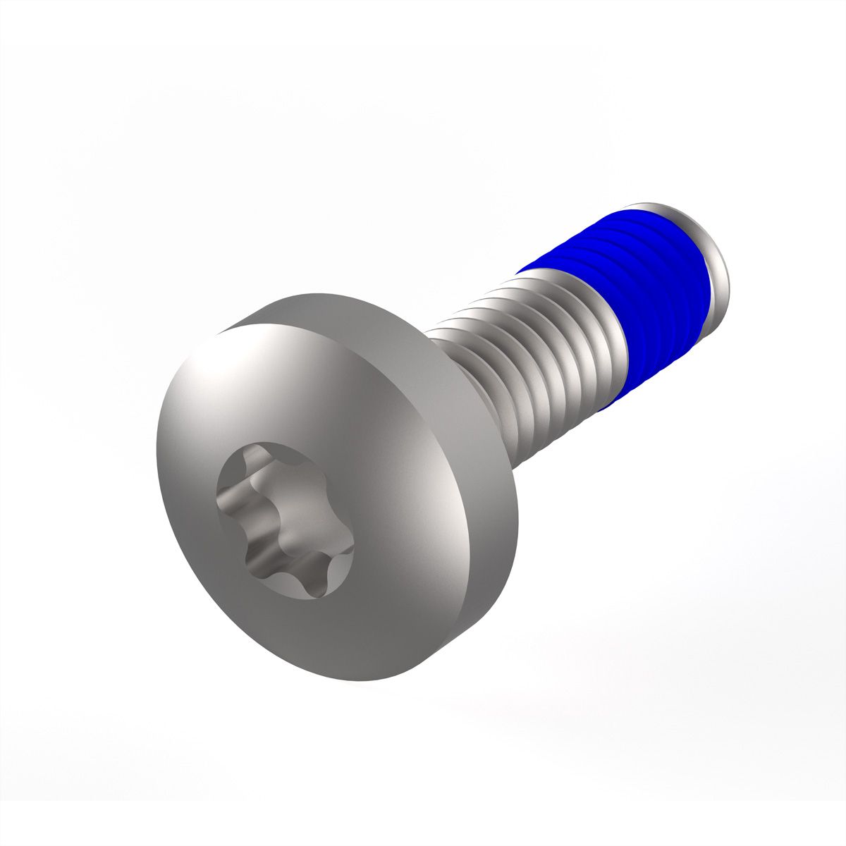 SCHROFF Assembly Parts for Rugged Components, Panhead Screw with Thread-locking Compound,Torx, M4 x 14