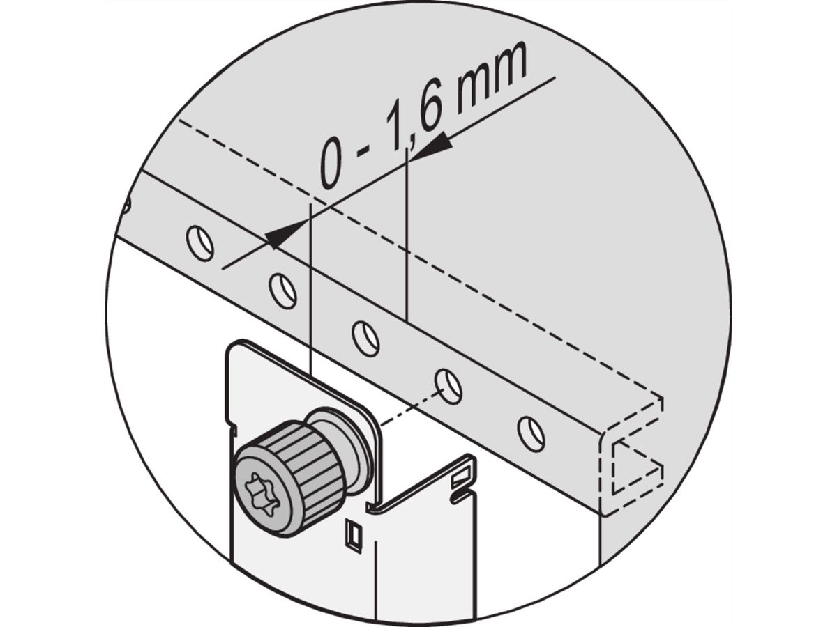 SCHROFF AMC Module met trekgreep, MTCA.4, dubbele grote, roestvrij staal