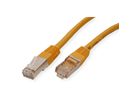 VALUE Patchkabel Cat.6 (Class E) S/FTP (PiMF), geel, 1 m