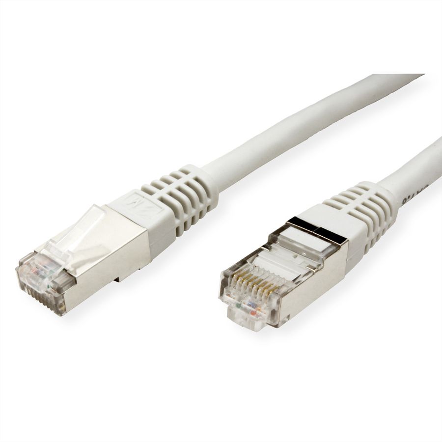 VALUE Patchkabel Cat.6 (Class E) S/FTP (PiMF), grijs, 5 m