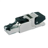 TELEGÄRTNER MFP8 RJ-45-connector Cat.6A (klasse EA) T568A voor veldmontage