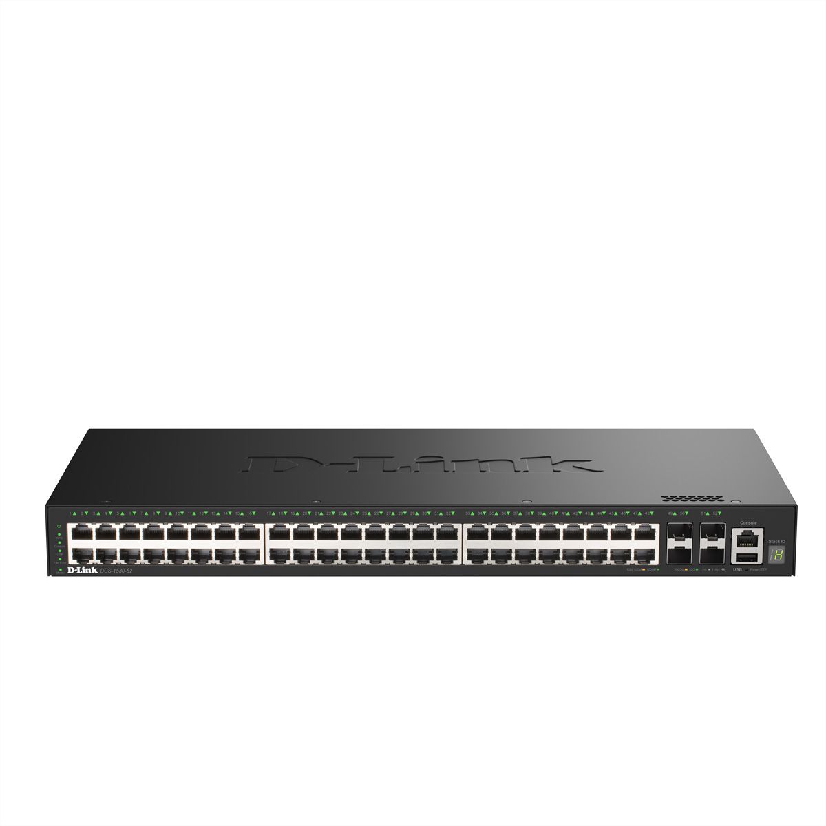 D-Link DGS-1530-52/E 52-Port Switch Smart Managed Gigabit Stack 4x 10G