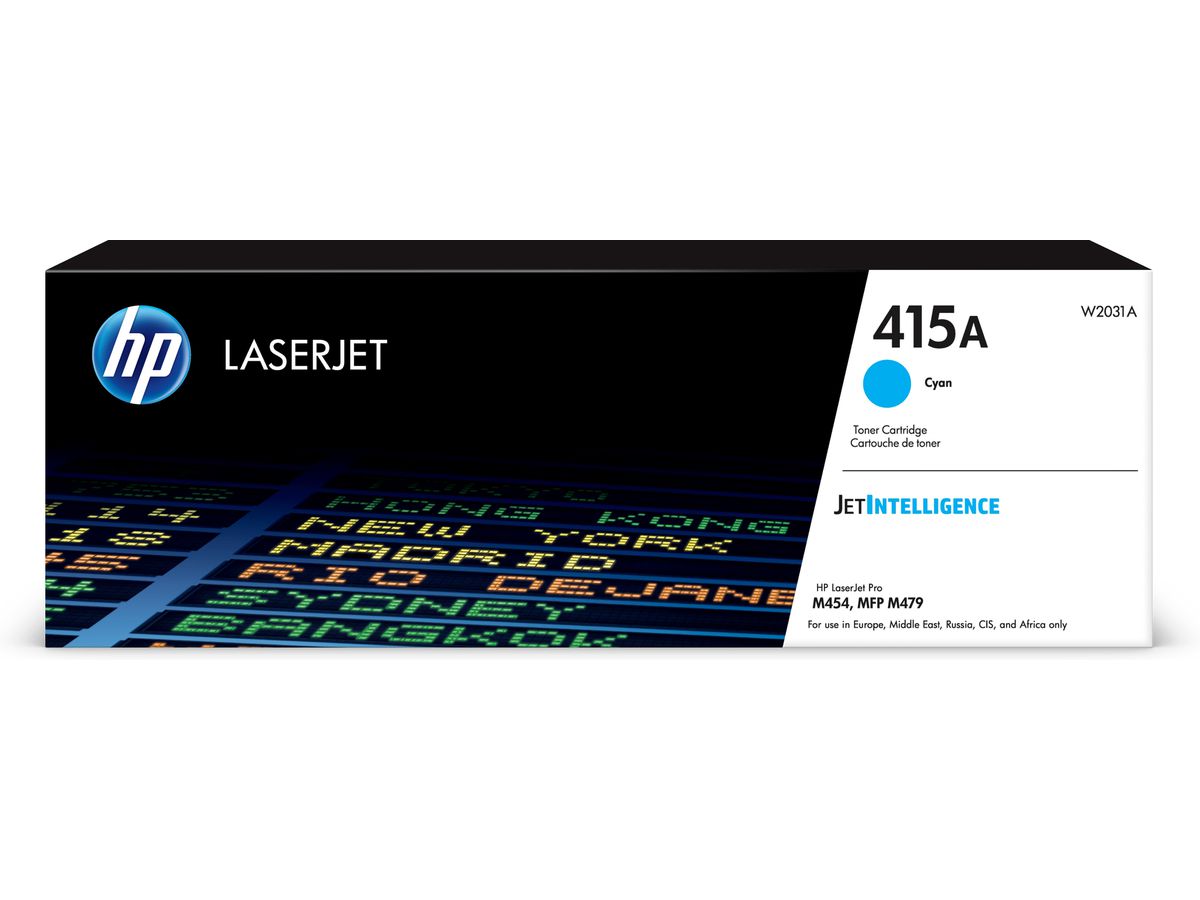 HP 415A Cyan Original LaserJet Toner Cartridge