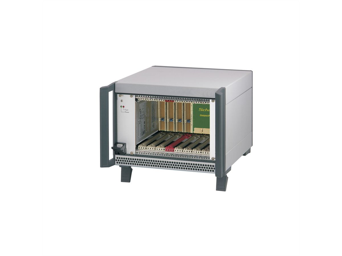 SCHROFF CPCI PlusIO-systeem, desktop, 4 HE, 8 sleuven, 44 HP
