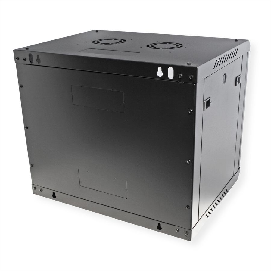 ROLINE 19-inch wandbehuizing Basic Plus 9U , 600x450 BxD zwart