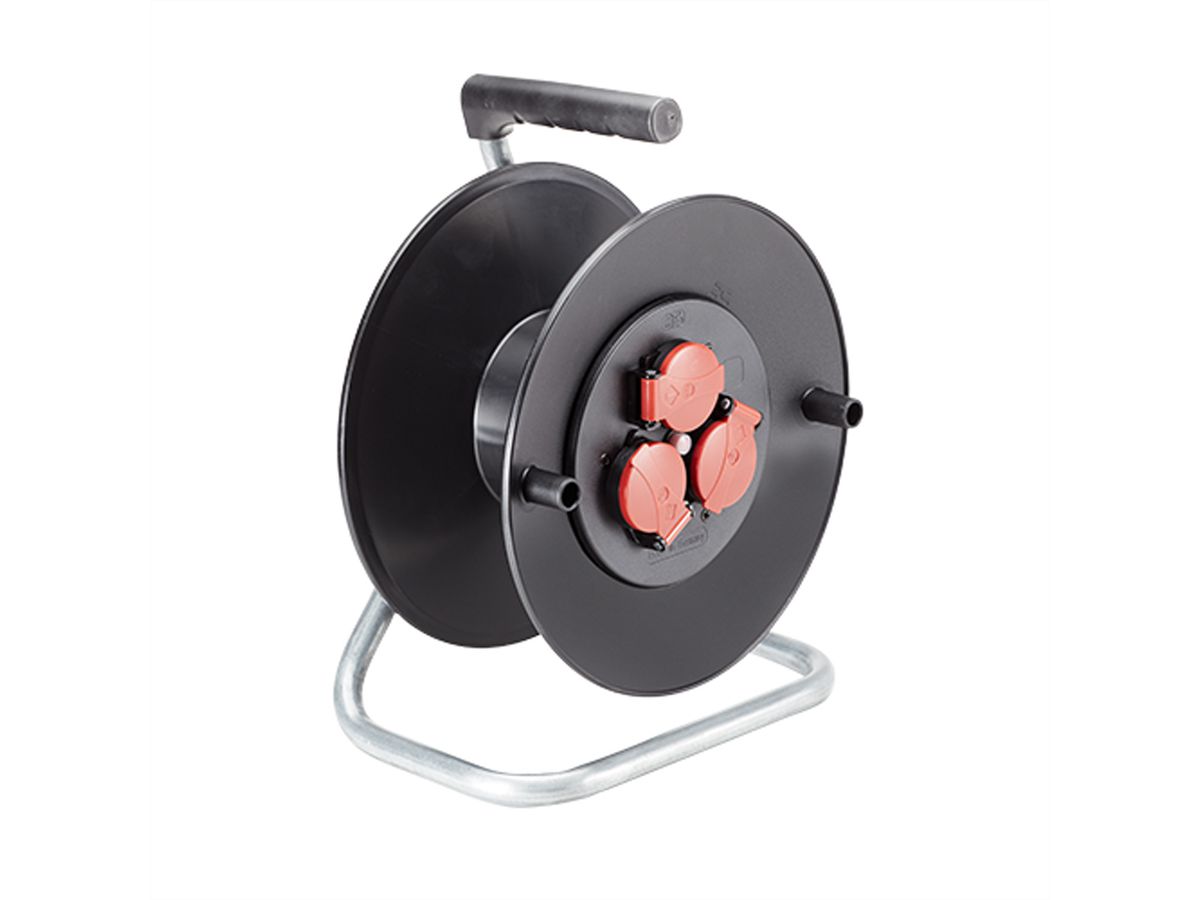 BACHMANN plastic cable reel 3-way, without cable, IP44