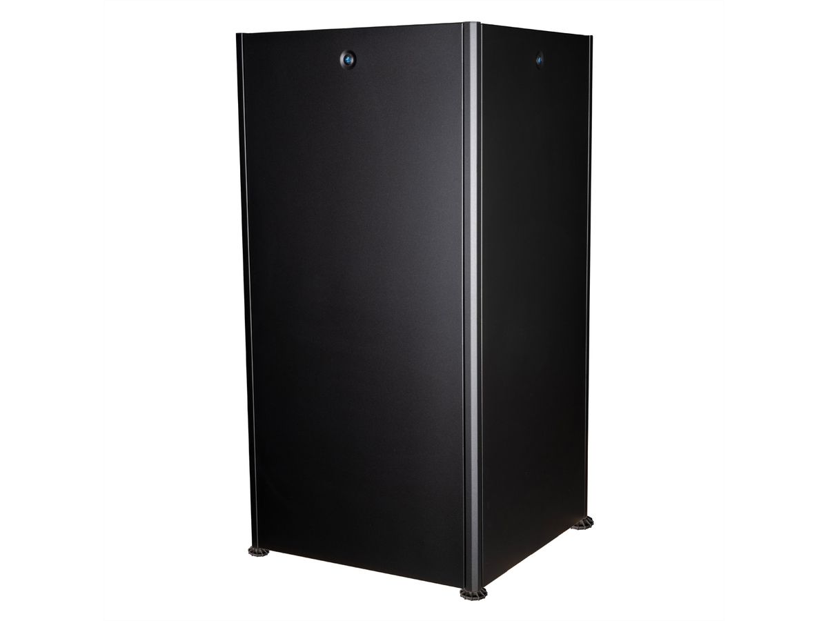 ROLINE 19-inch network cabinet Basic 32 U, 600x600 WxD glass door black