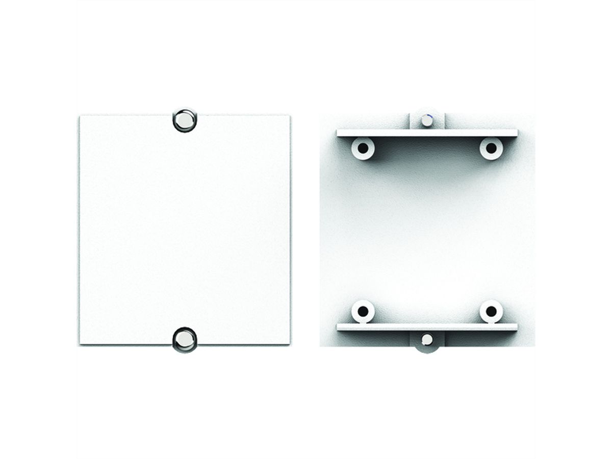 BACHMANN frame blind with screw-on dome white