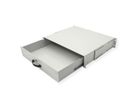 ROLINE 19-inch keyboard rack 2 U, 400 T lockable grey