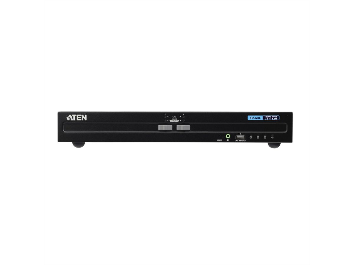 ATEN CS1182H 2-Poorts USB HDMI Secure KVM Switch , ATEN, CS1182H, 2-poorts, USB, HDMI, beveiligd, KVM, schakelaar