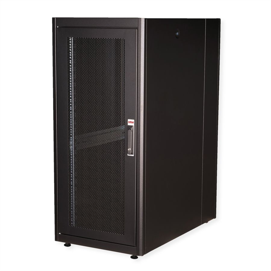 ROLINE 19-inch server cabinet Basic 26 U, 600x1000 WxD perforated black