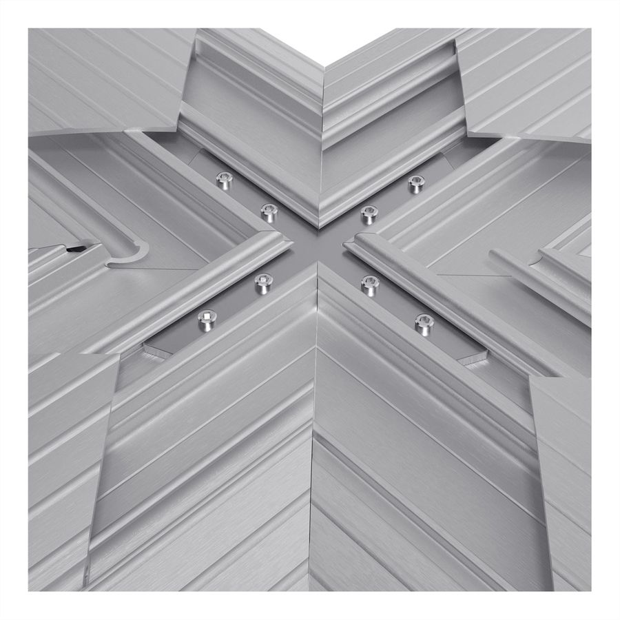 DATAFLEX Addit cable protector, cross-connection 472, silver