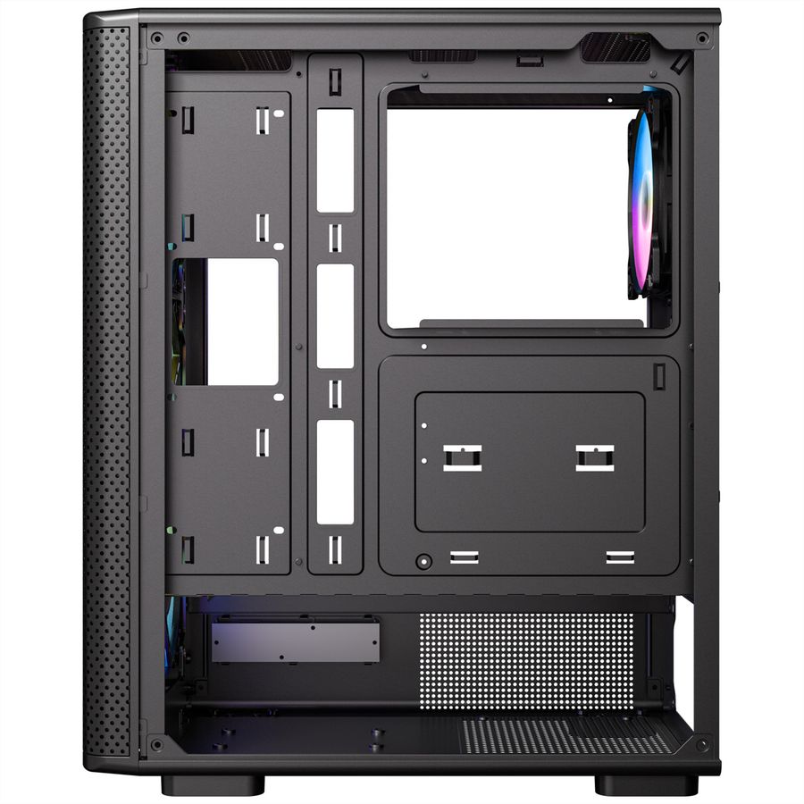 ANTEC VX-310 ARGB ATX, Micro-ATX , ITX Mid Tower Gaming PC Gehäuse, schwarz