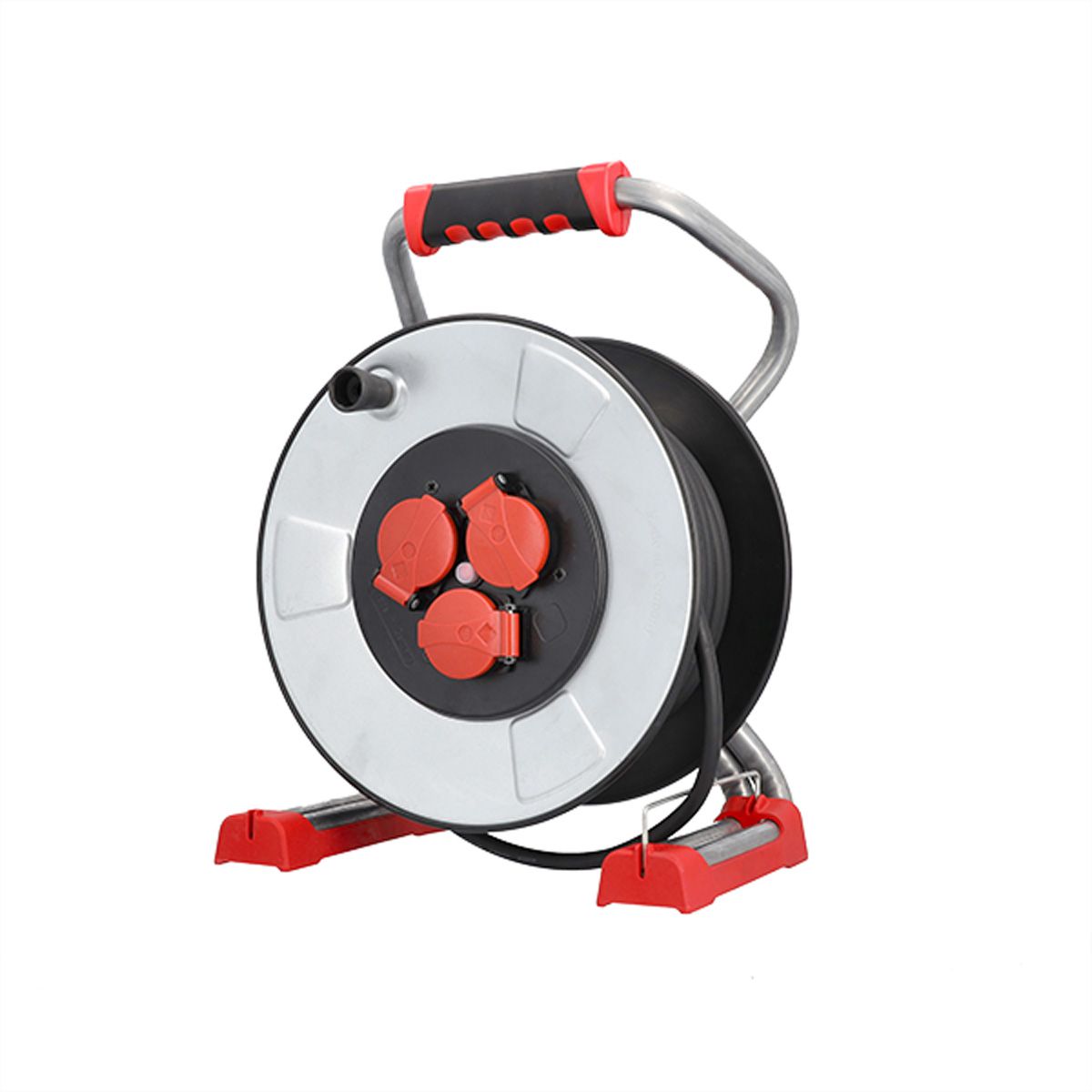 BACHMANN professional cable reel IronCoat 3xCEE7/3 H07RN-F 3G1,5mm² 25m
