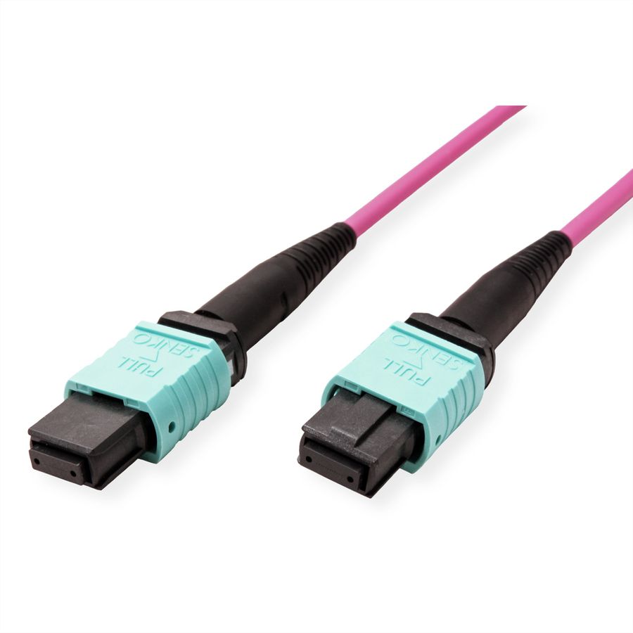 VALUE MPO Trunk Kabel 50/125µm OM4, MPO/MPO, violet, 3 m