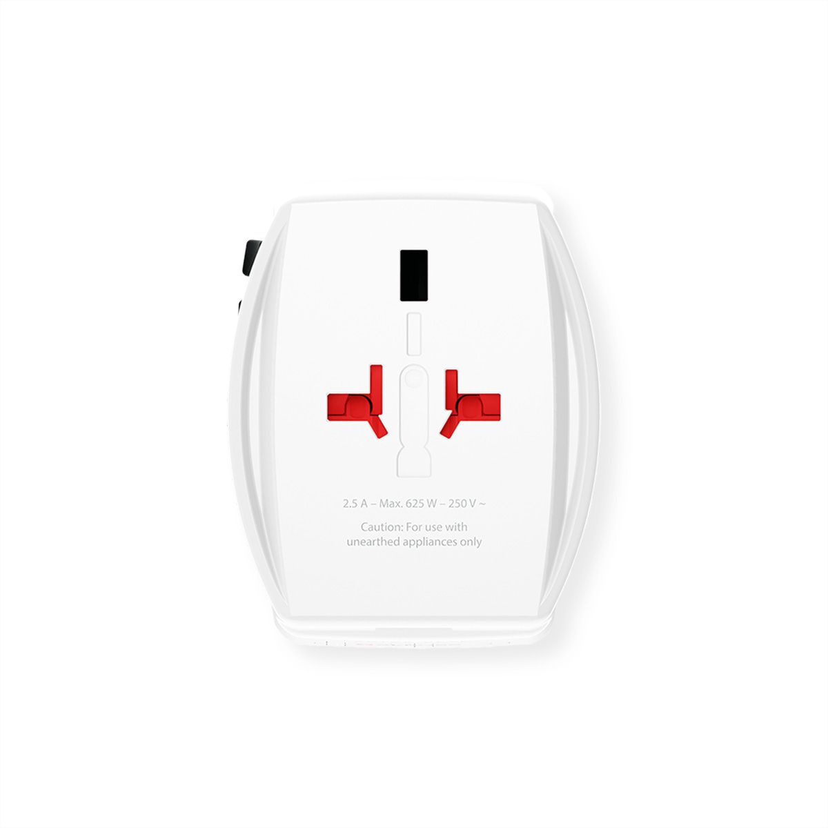 Skross MUV USB AC65PD World Travel Adapter with USB C Cable, worldwide