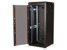 ROLINE 19-inch netwerkkast Pro 26 U, 600x600 BxD Glazen deur zwart